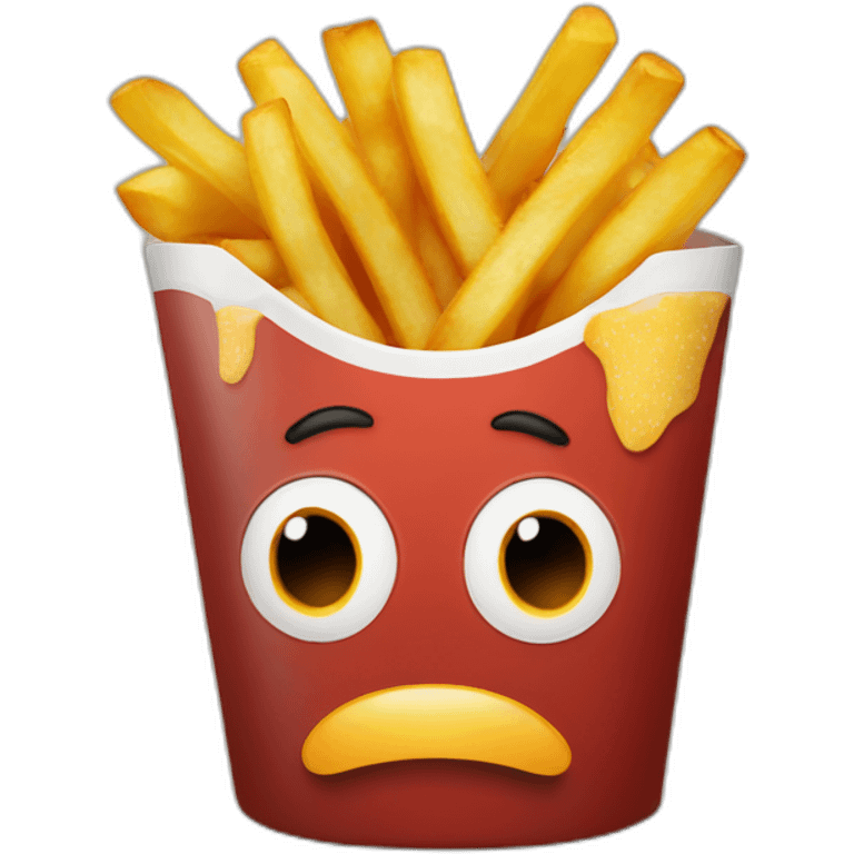 Fries with cola emoji