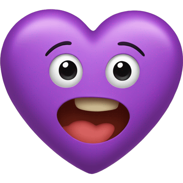 Heart in love emoji