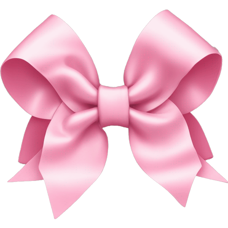 Baby pink coquette bow  emoji