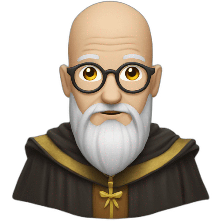 Bald wizard emoji