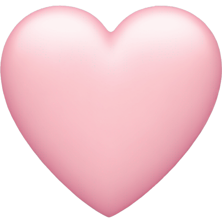 Pastel pink heart  emoji