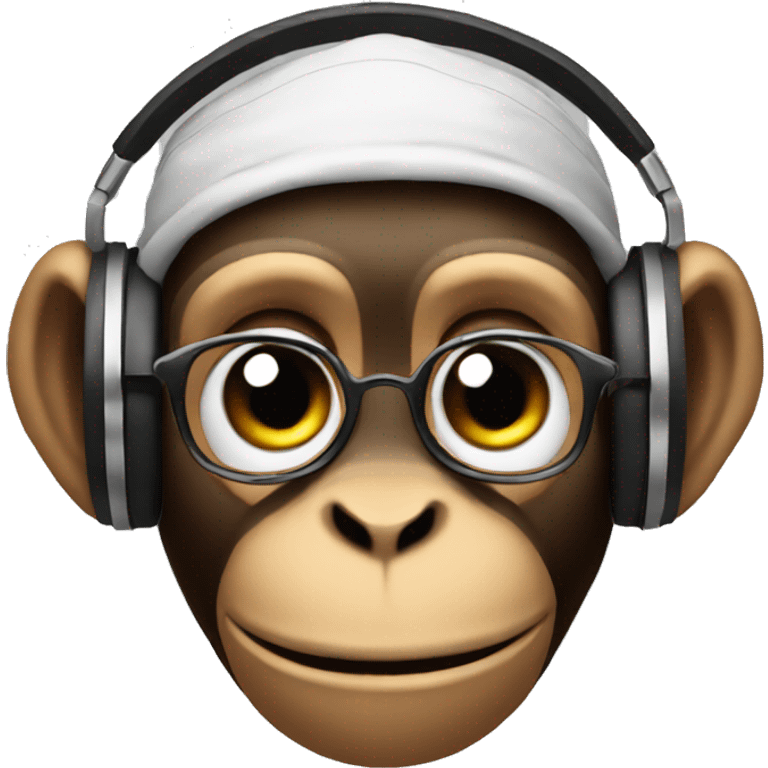 monkey DJ emoji