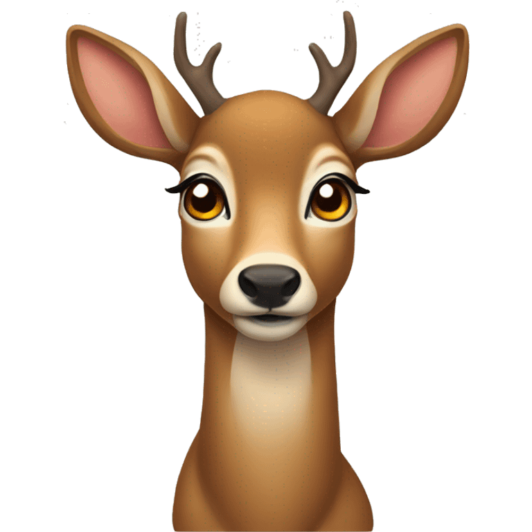 deer with hazel eyes emoji