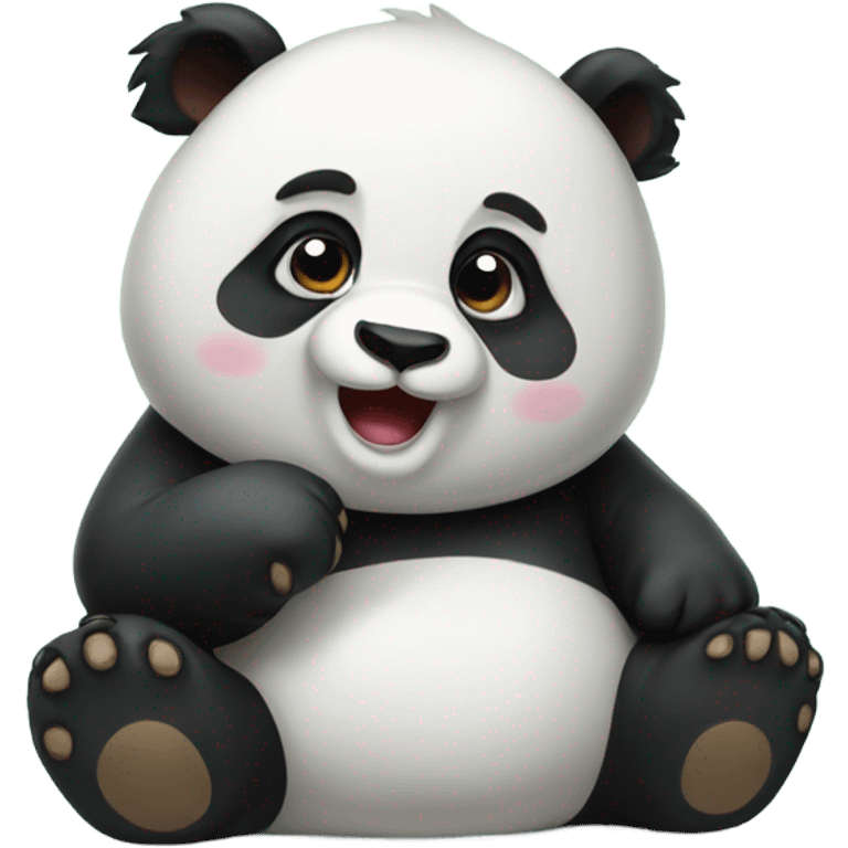 Cute panda emoji