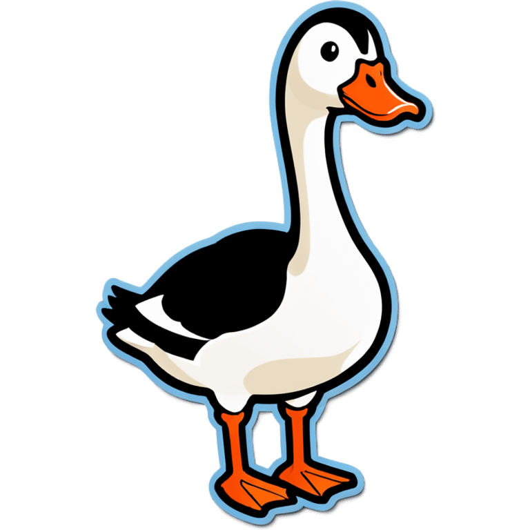 Silly goose emoji