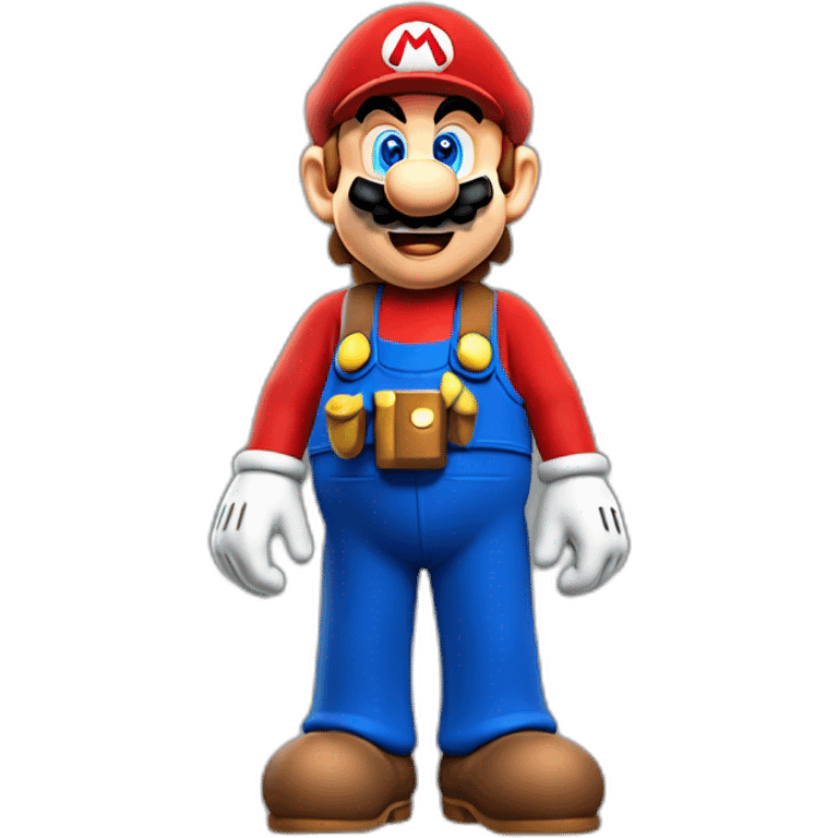 mario 4k super detailed emoji