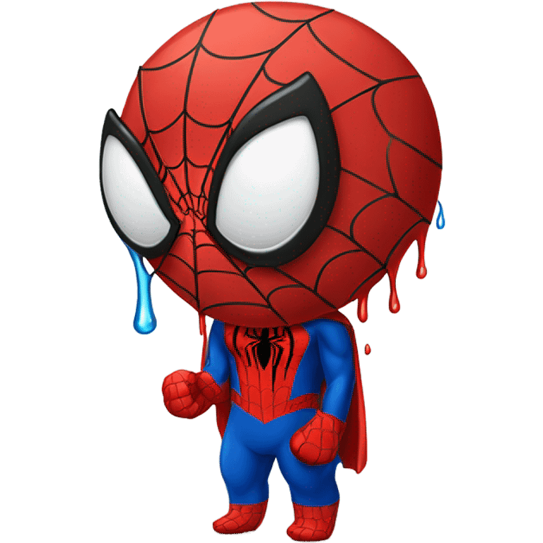 spiderman crying  emoji