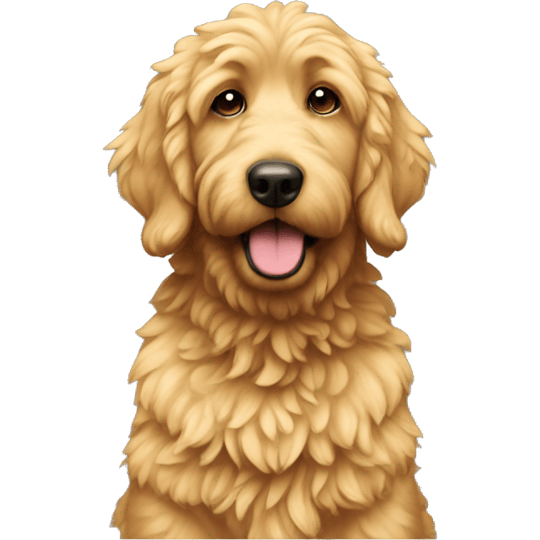 Labordoodle golden emoji