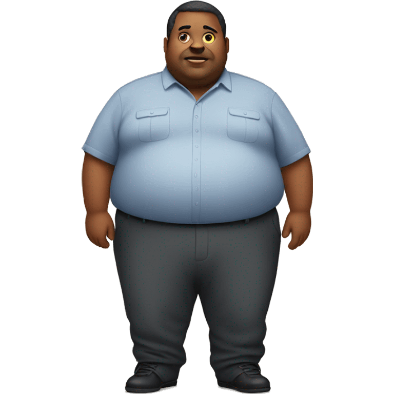 Fat person emoji