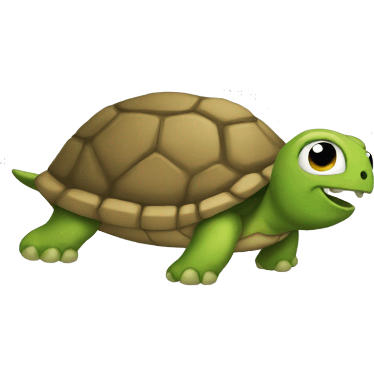 Turtle with blonde hair  emoji