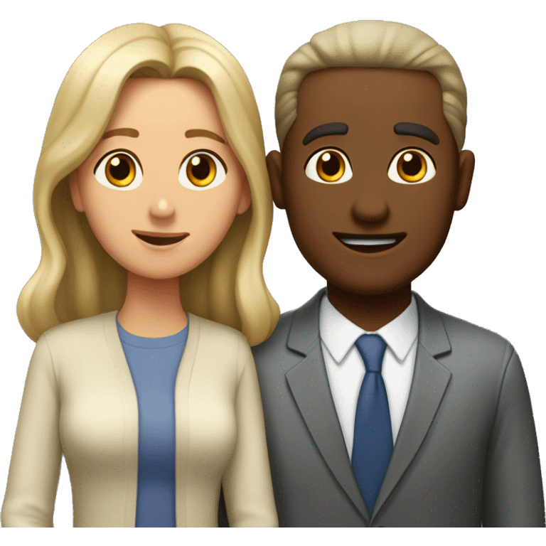 Jehovah's Wittnesses couple emoji