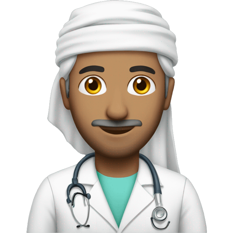 Arab man, in a doctor outfit emoji