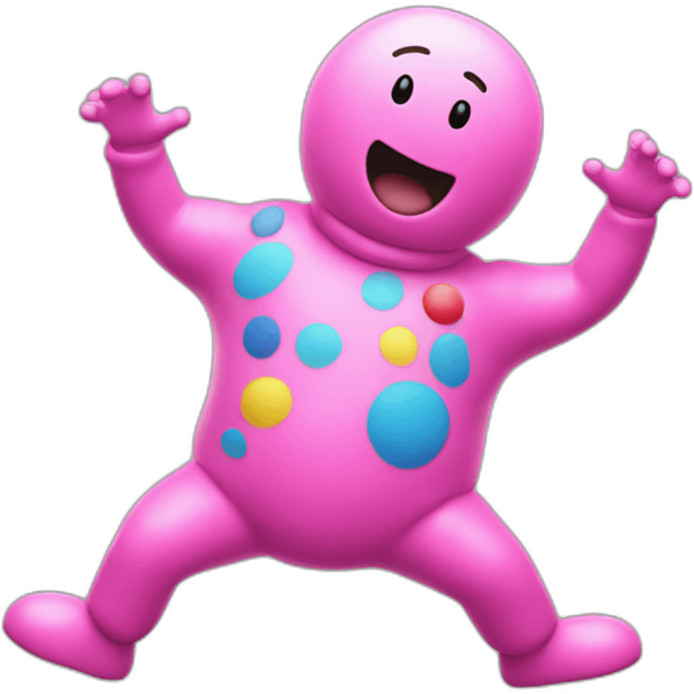 Mr blobby dabbing emoji