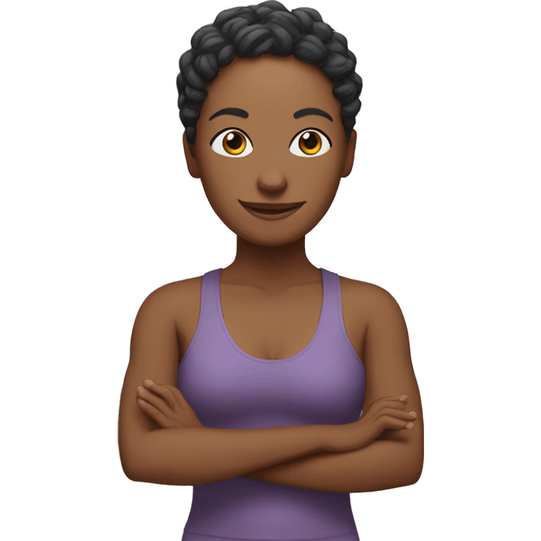 Yoga teacher emoji