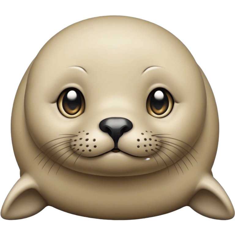 Cute but weird seal emoji