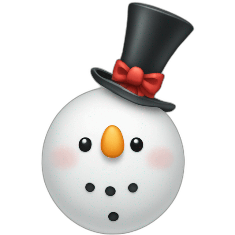 full body christmas hat snowman emoji