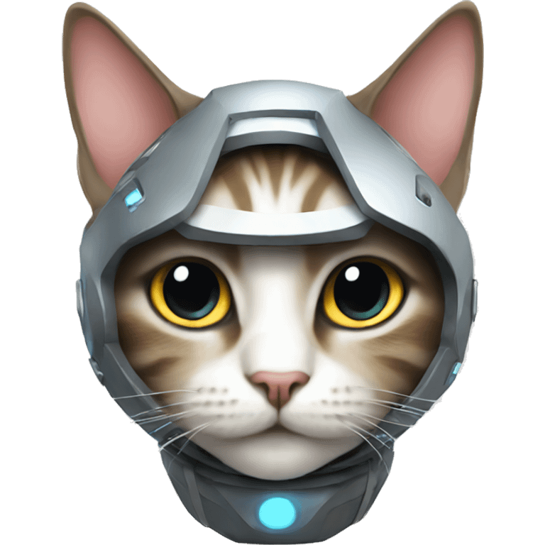  futuristic cat emoji