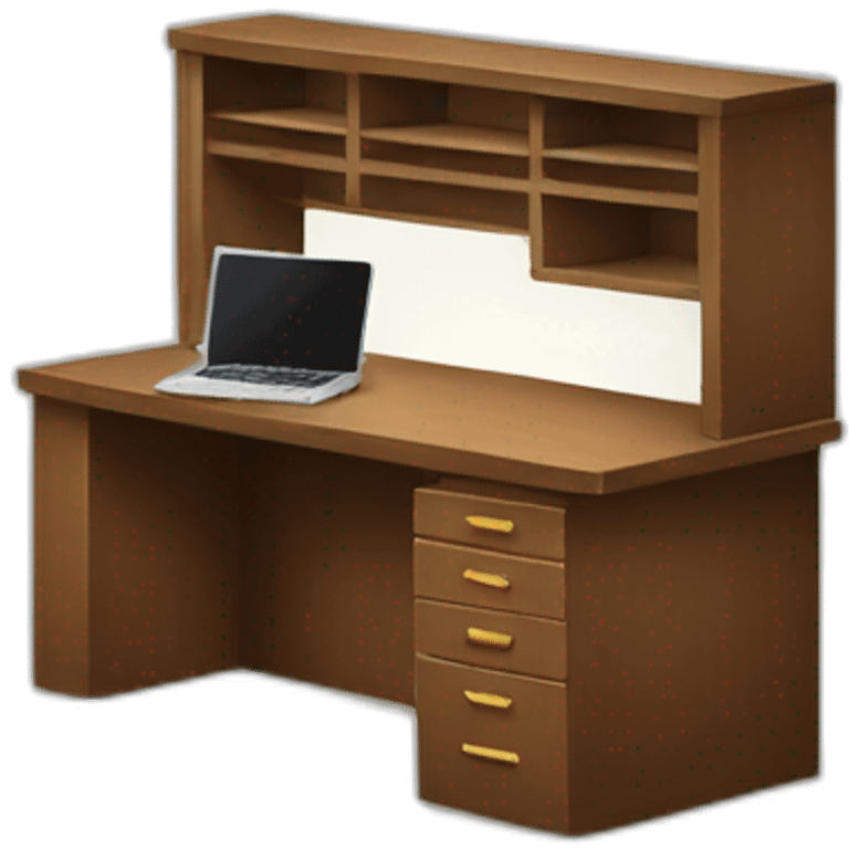 Neat desk emoji