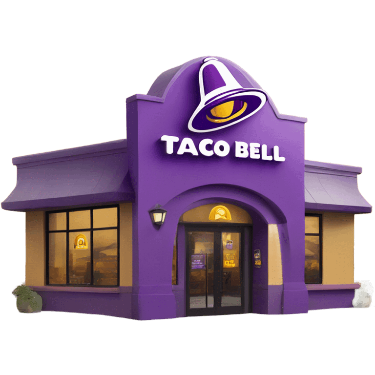 Taco Bell storefront emoji