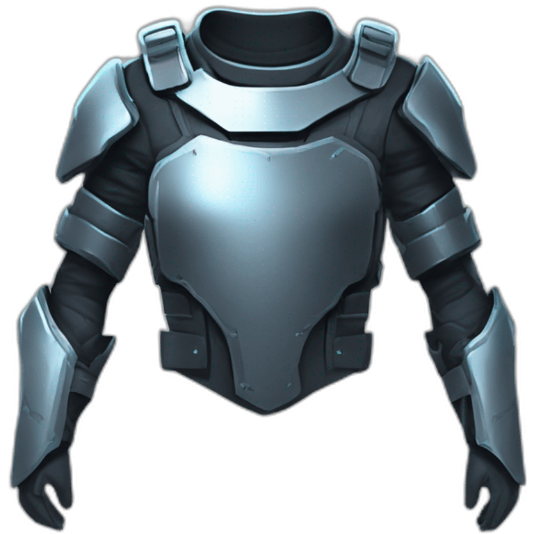 futuristic Phantom squad Infiltration armored breastplate invisible effect emoji