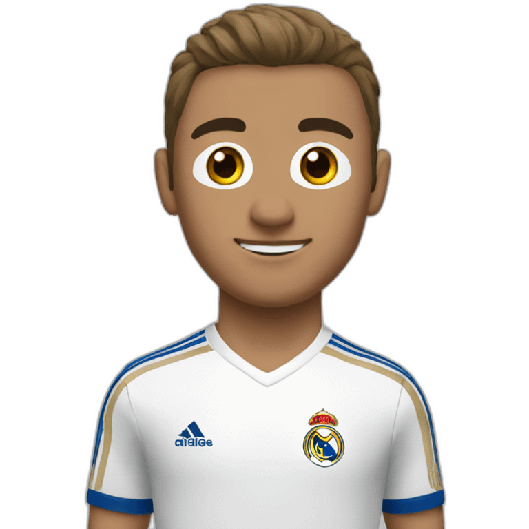 aigle avec le maillot de real madrid emoji