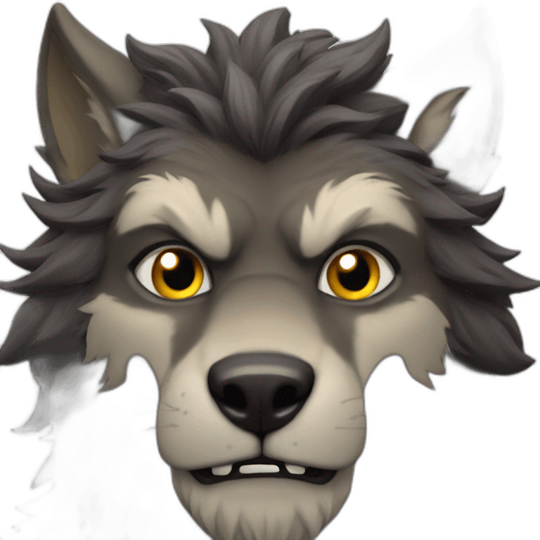 Alpha King werewolf emoji