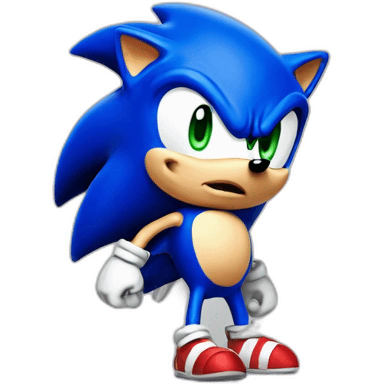 Sonic the hedgehog emoji