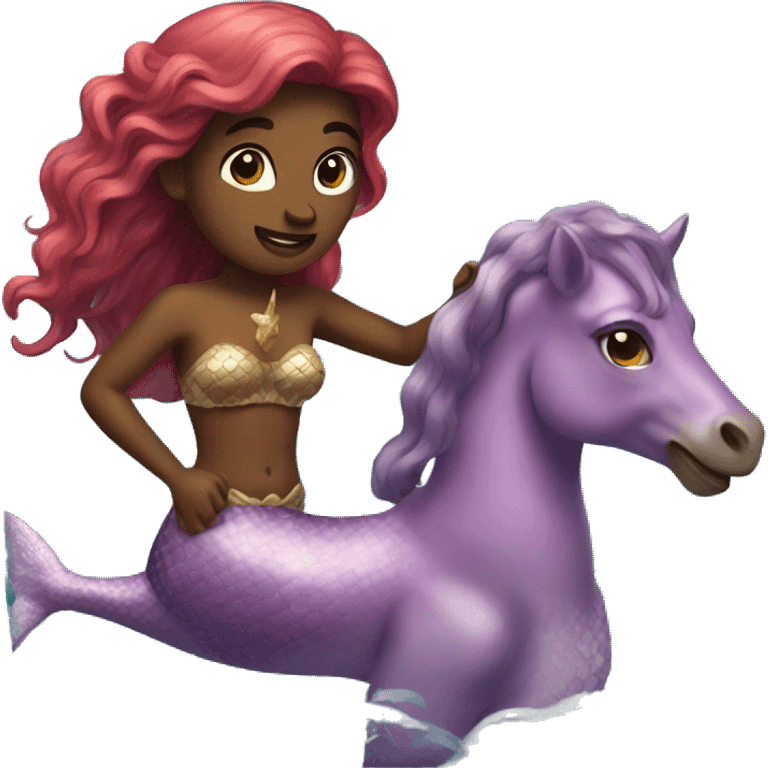 centaur mermaid emoji