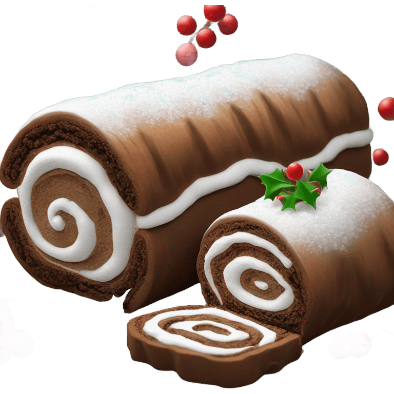 Bûche de Noël emoji