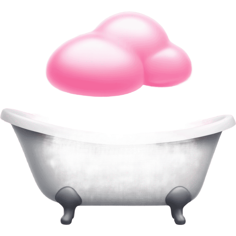 pink bubble bath emoji