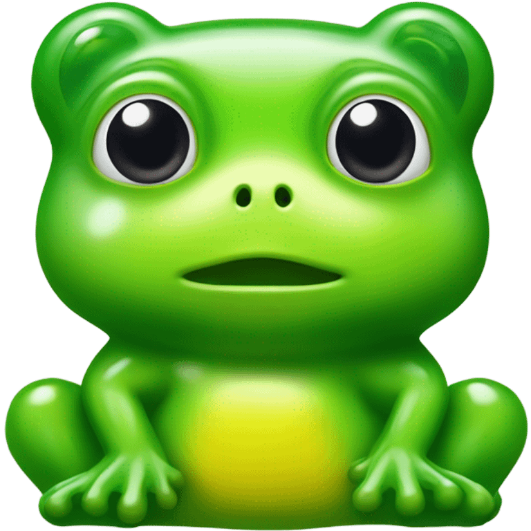 Gummy bear frog emoji