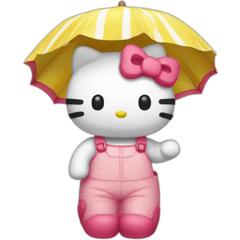 Hello kitty summer emoji