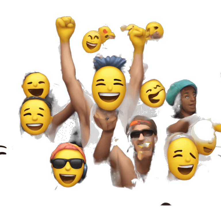 postive worl rave emoji