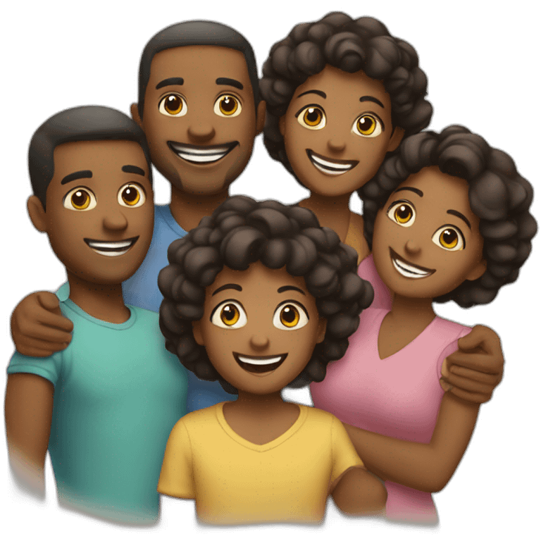 happy family emoji