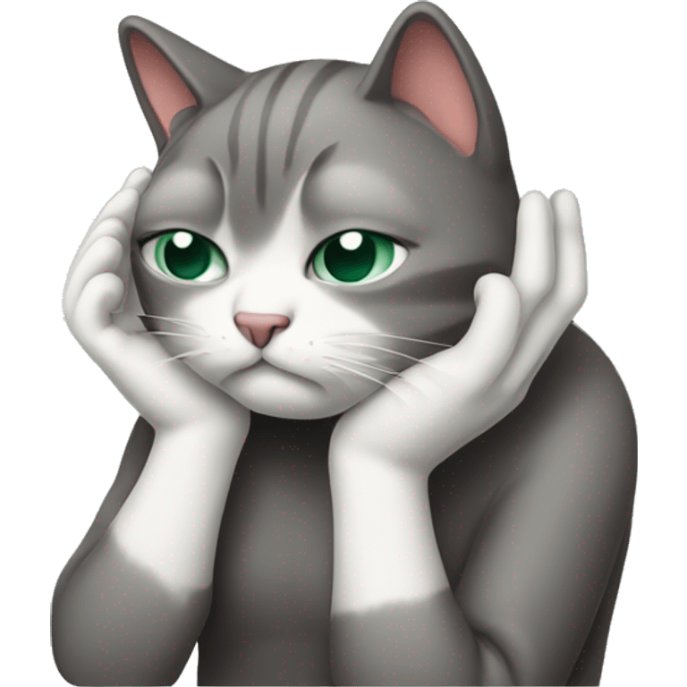 facepalm cat emoji