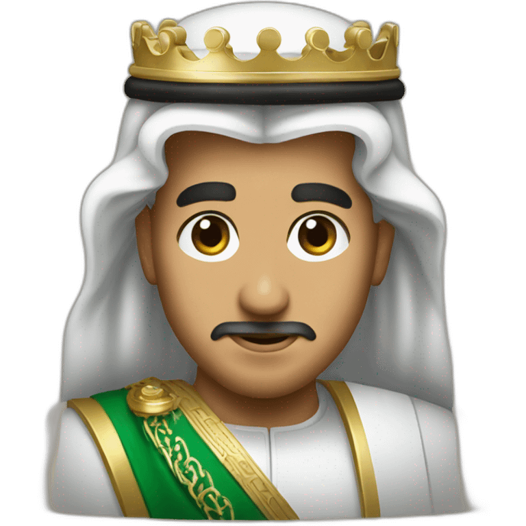 King of Saudi Arabia Salman face emoji