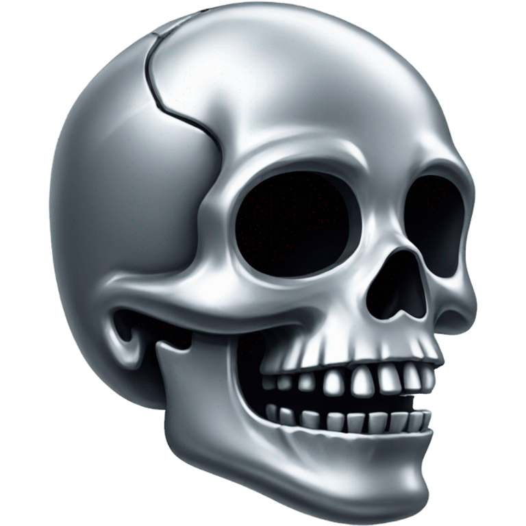 Chrome skull  emoji