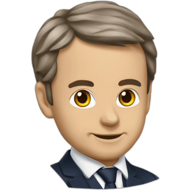 Macron oreille de chat emoji