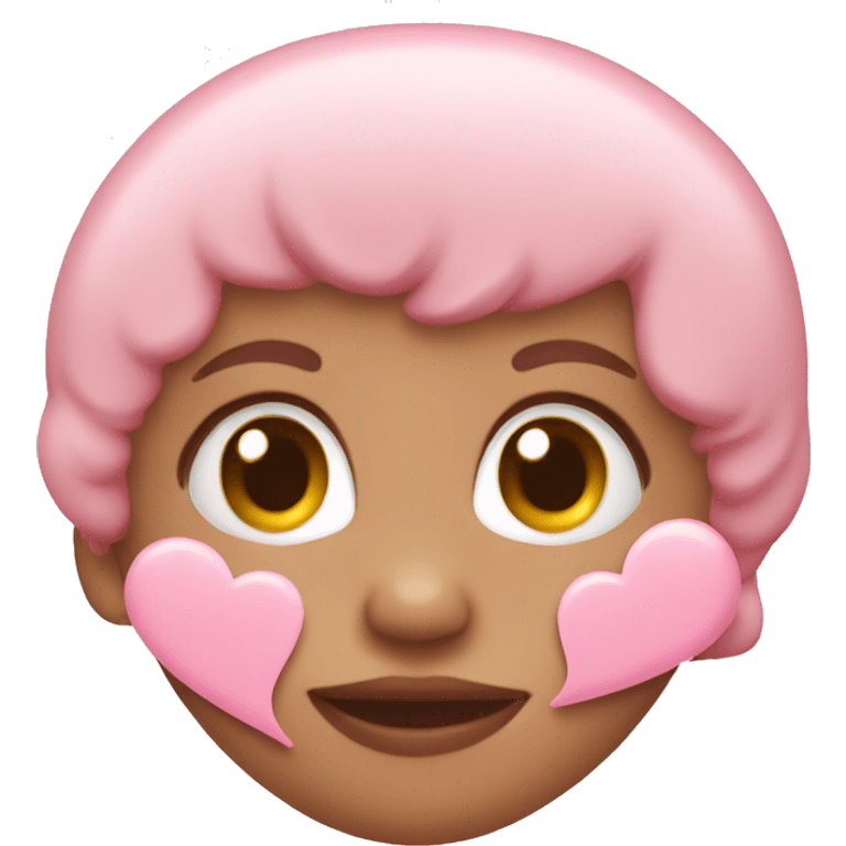 Baby pink heart emoji