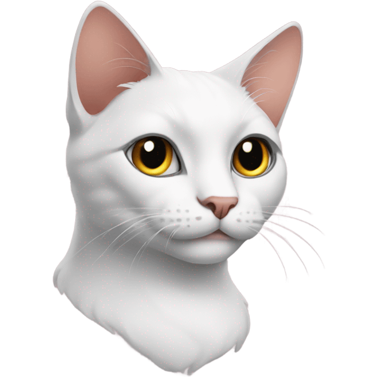 cat looking fancy emoji