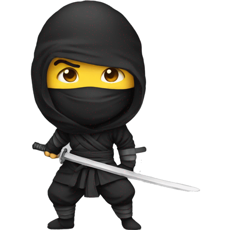 Ninja with a saber emoji