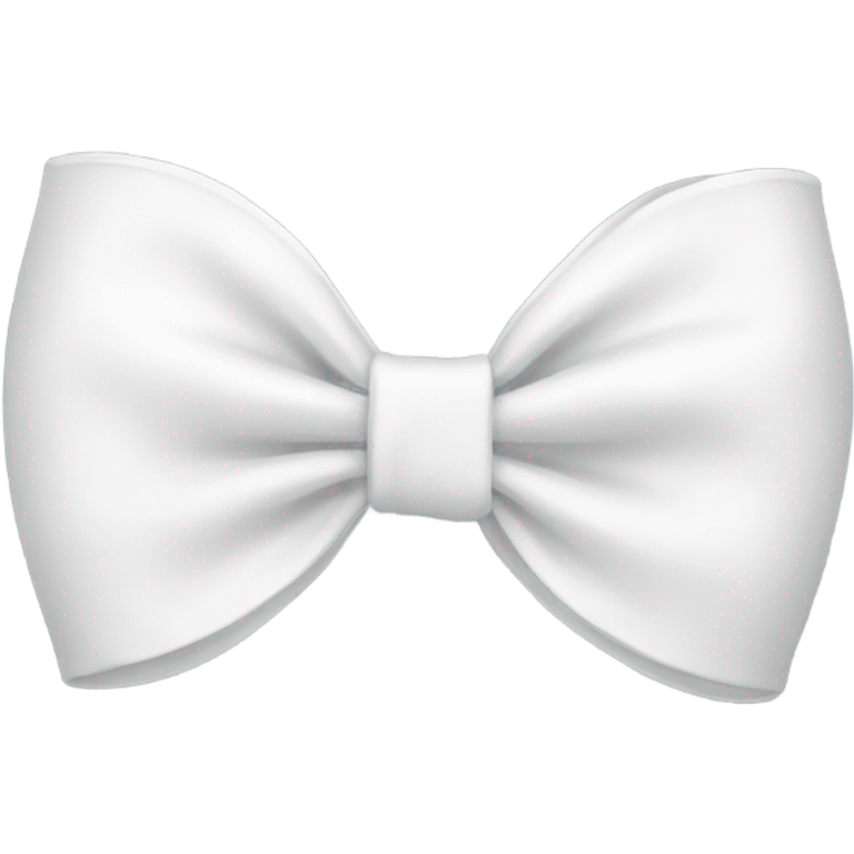 White bow emoji