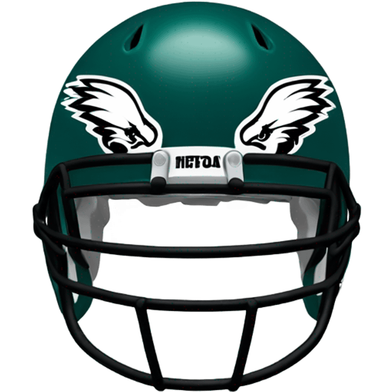 Eagles nfl helmet  emoji