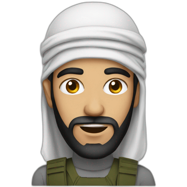 Arabic terrorist emoji