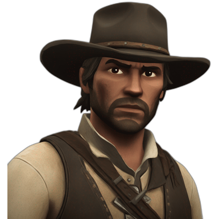 Red dead redemption character emoji