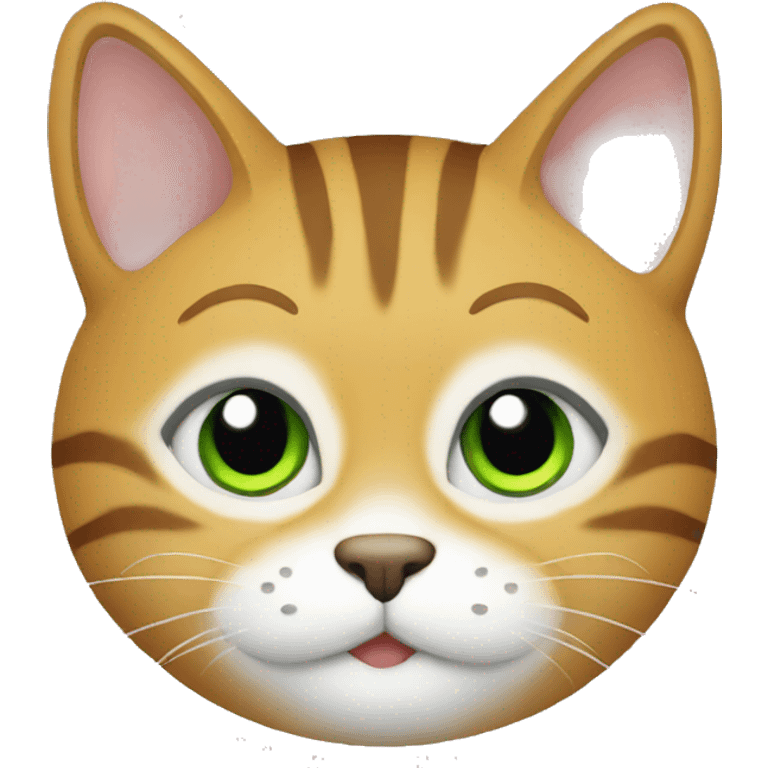 Kucing hijau emoji