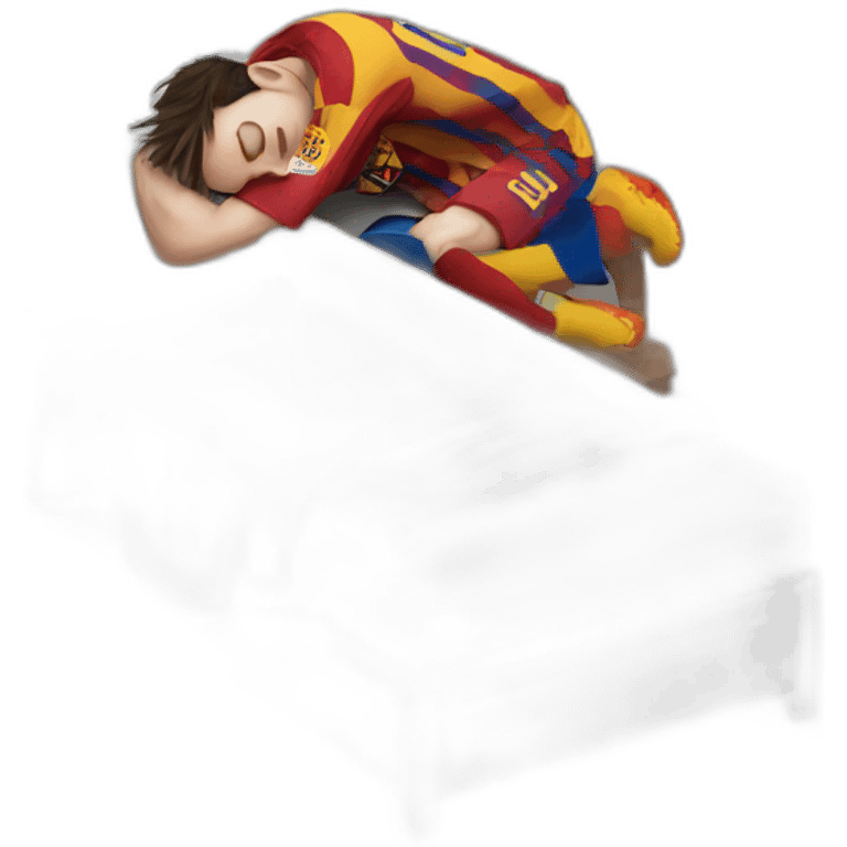 Sleeping messi emoji