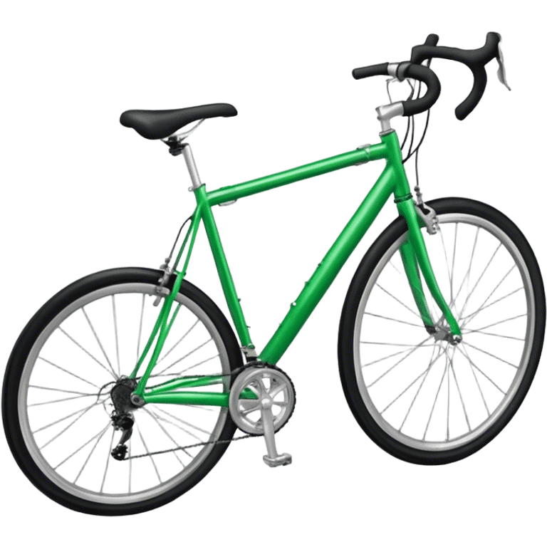 Green road bike emoji