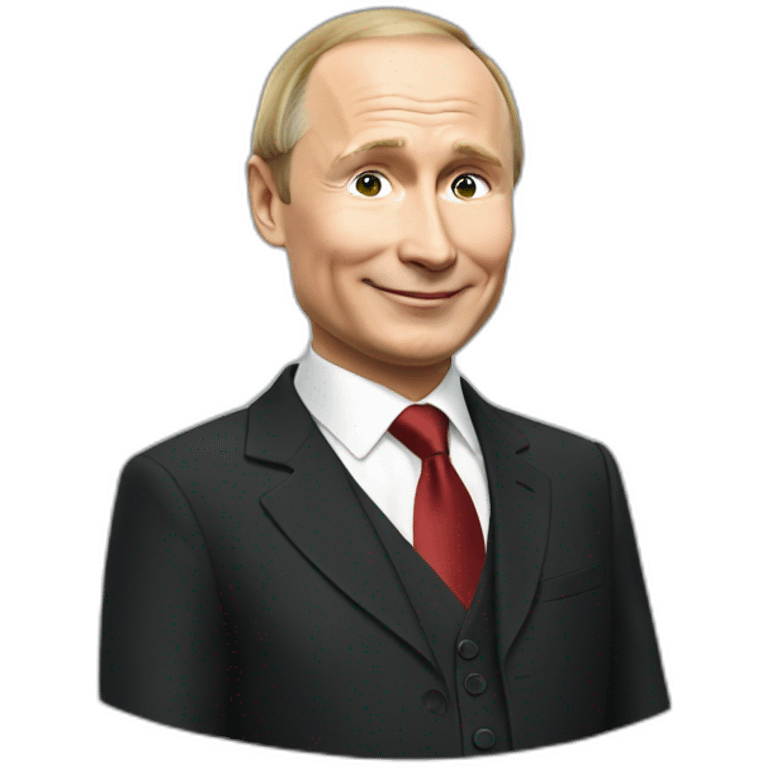 Putin is happy emoji