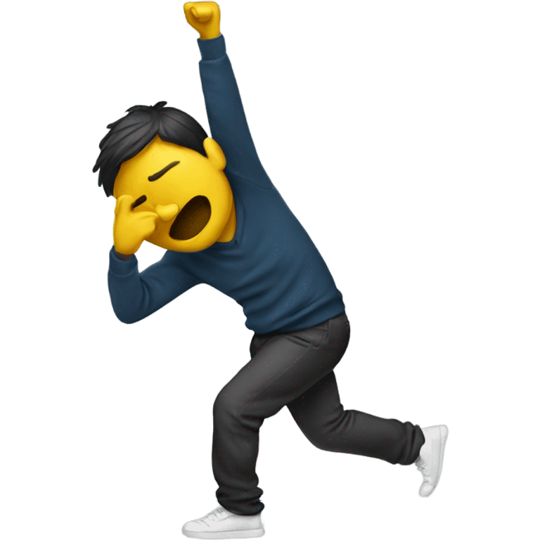 Person dabbing emoji